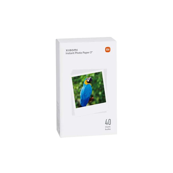 ورق الصور الفوري من شركة Xiaomi 40 ورق الصور مقاس 6 بوصة - أبيض