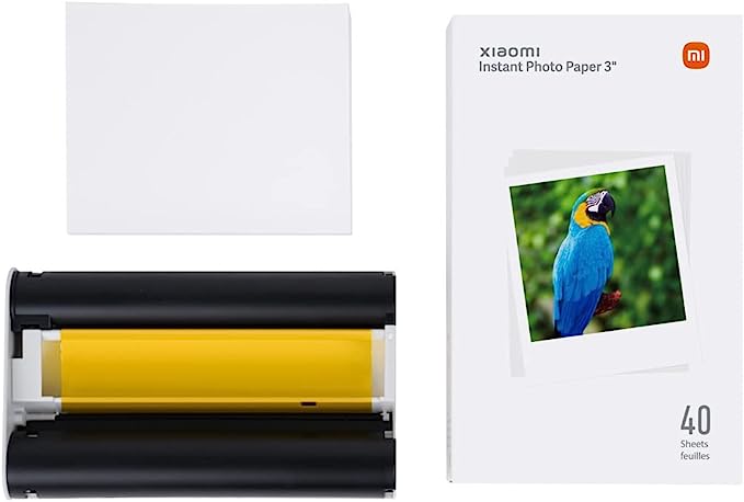 Papier photo instantané Xiaomi 40 Papier photo 3 pouces