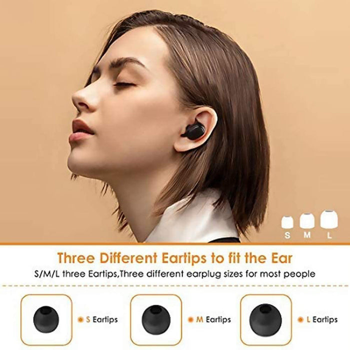 Écouteurs sans fil Xiaomi Mi True Basic 2 avec microphone, son stéréo, casque Bluetooth - Noir