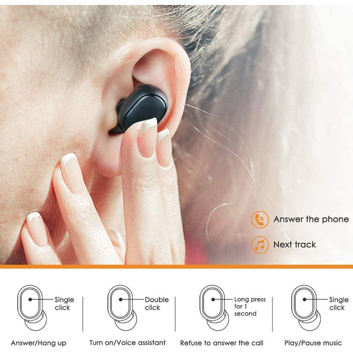 سماعات الأذن اللاسلكية Xiaomi Mi True Basic 2 - أسود