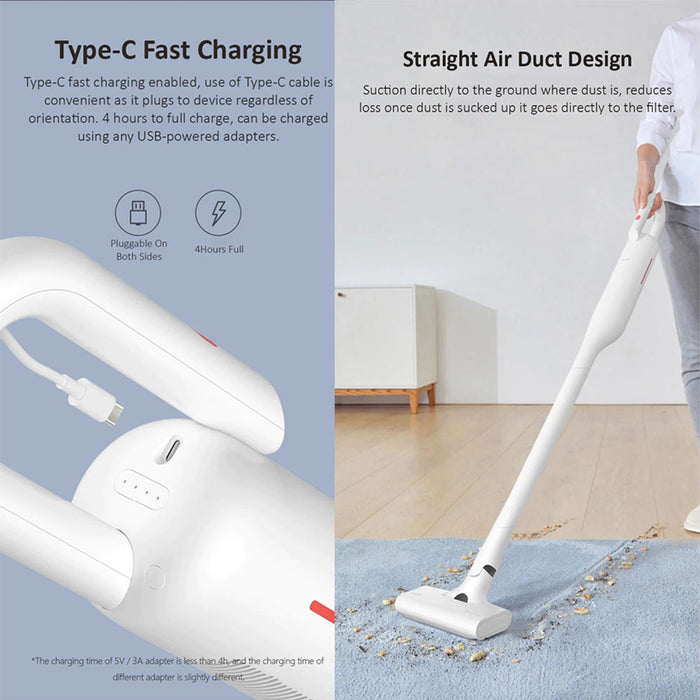 Deerma VC01 Max Cordless Stick Handheld Vacuum Cleaner - White