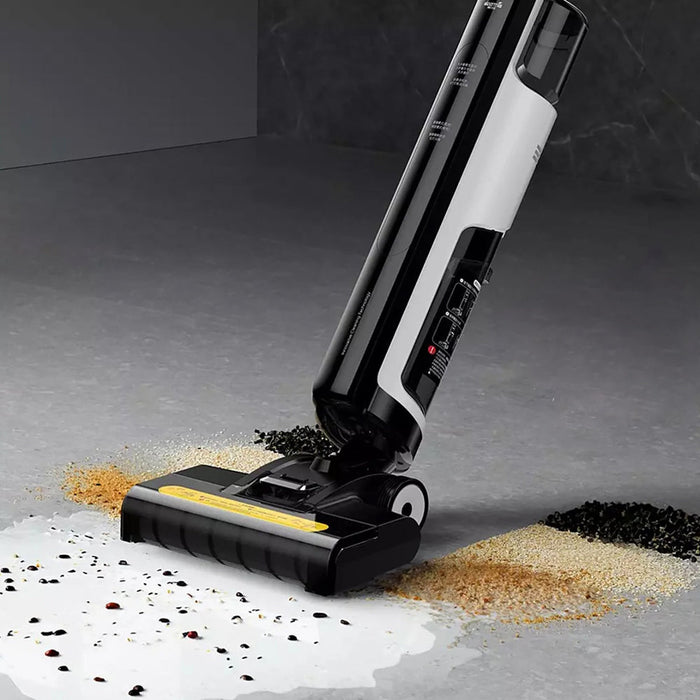 Deerma VX100 2 in 1 Cordless Vacuum Cleaner and Floor Scrubber  - Black