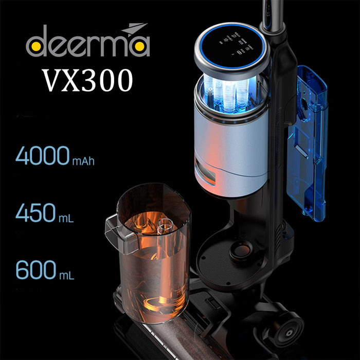德尔玛 VX300 水吸式真空吸地机-黑色