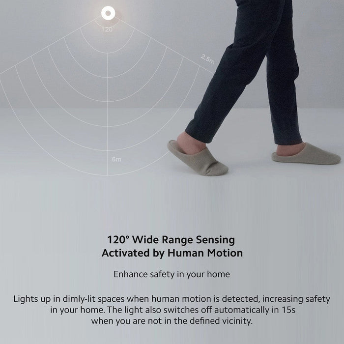 Xiaomi Mi Smart Motion Activated Night Light 2 Bluetooth Smart Light Détection de mouvement et détection de lumière - Blanc