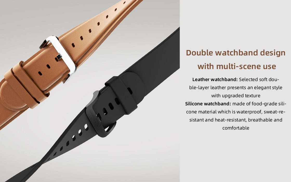 Montre intelligente Mibro Watch Lite 2 Écran AMOLED de 1,3 pouces Corps en métal Appel Bluetooth Surveillance intelligente de la santé 60 modes sportifs Autonomie de la batterie de 12 jours Montre intelligente étanche 2ATM - Noir