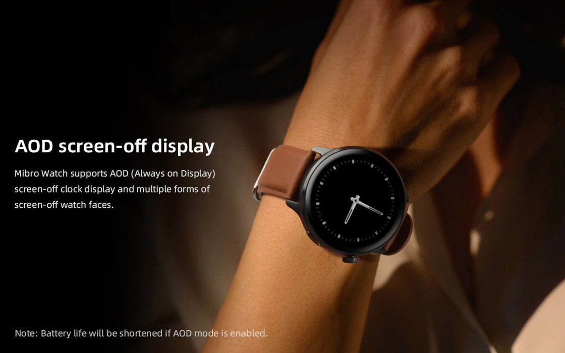 Mibro Watch Lite 2 智能手表 1.3 英寸 - 黑色