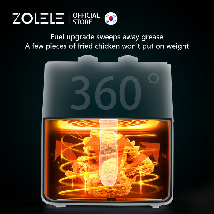 Zolele ZA002 电动空气炸锅 6.5L - 绿色