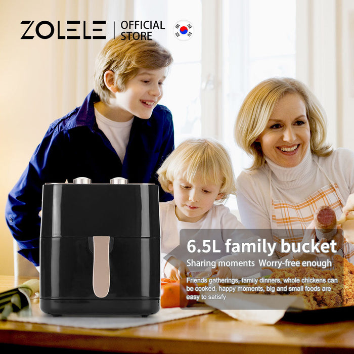 Friteuse électrique à air Zolele ZA002 6,5 L - Noir