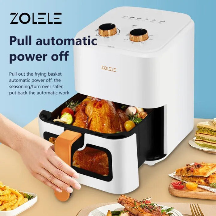 Zolele ZA003  Smart Electric Air Fryer 4.5L 1400W - White