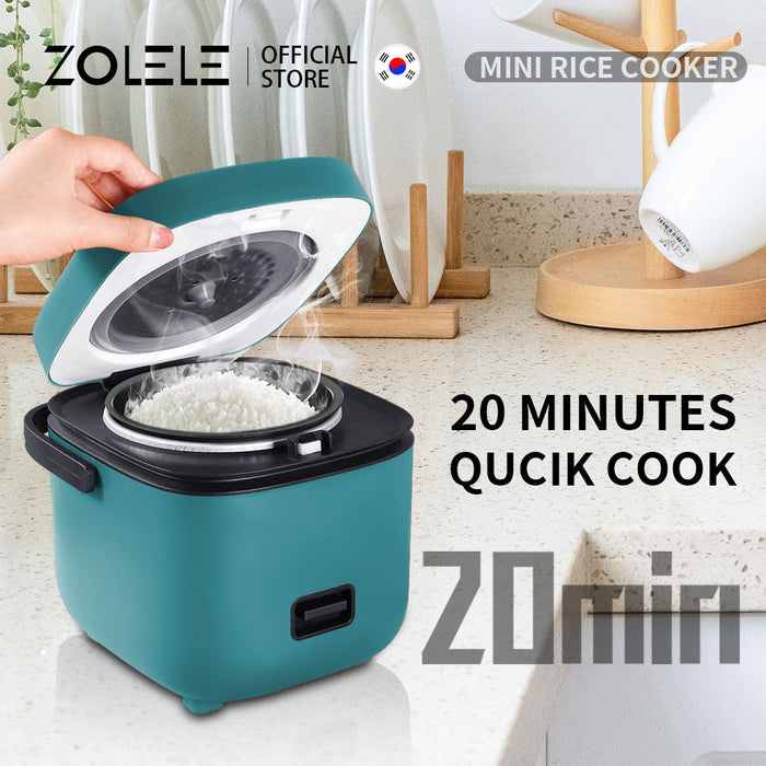 Zolele ZB001 Electric Mini Rice Cooker 1.2L - Green