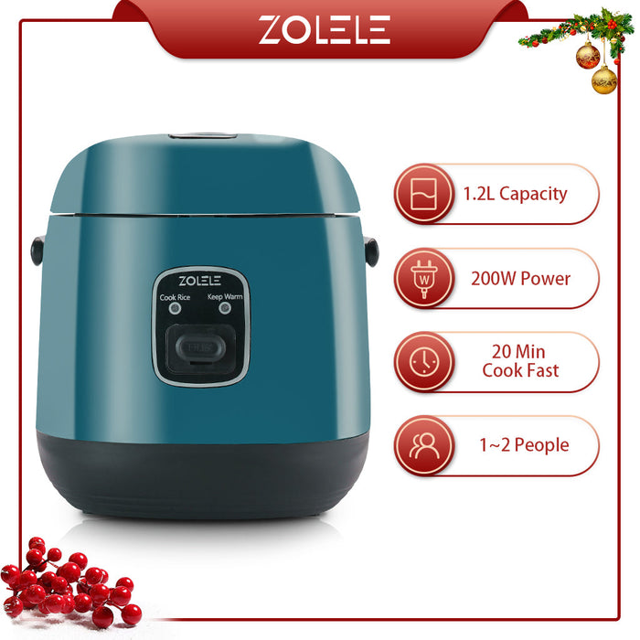 Zolele ZB004 Small Rice Cooker 1.2L - Green