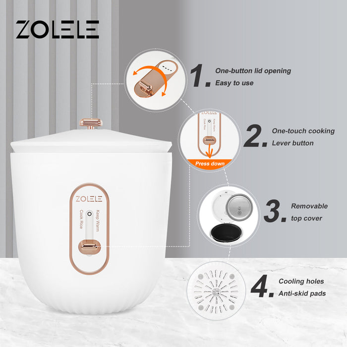 Zolele ZB502 电饭锅 1.6L 容量