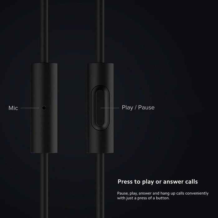 سماعة الرأس السلكية Xiaomi Mi Piston Basic 3.5 ملم - أسود