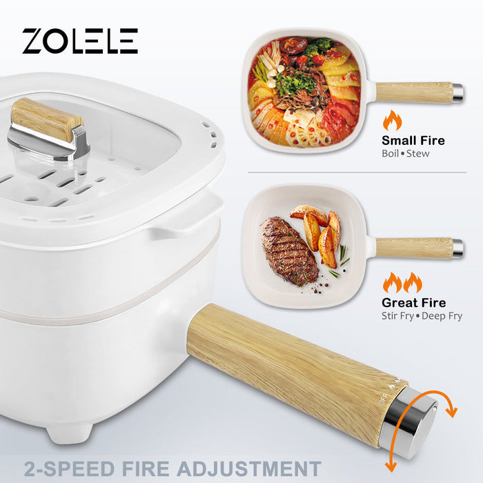 Zolele ZC306 Electric Cooking Pot 3L - White
