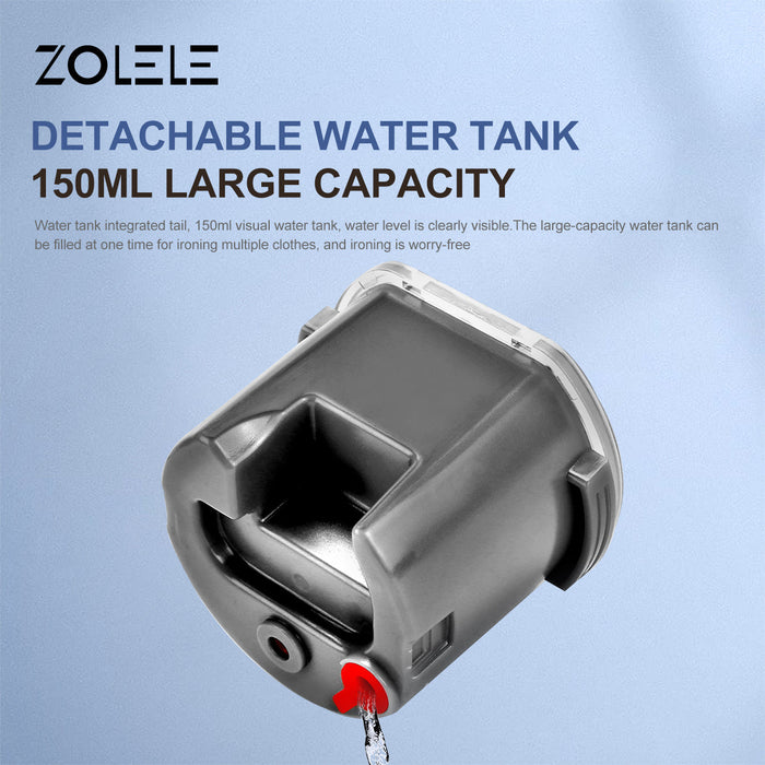 Zolele ZG100 Défroisseur Vapeur Pliable Portable - Blanc