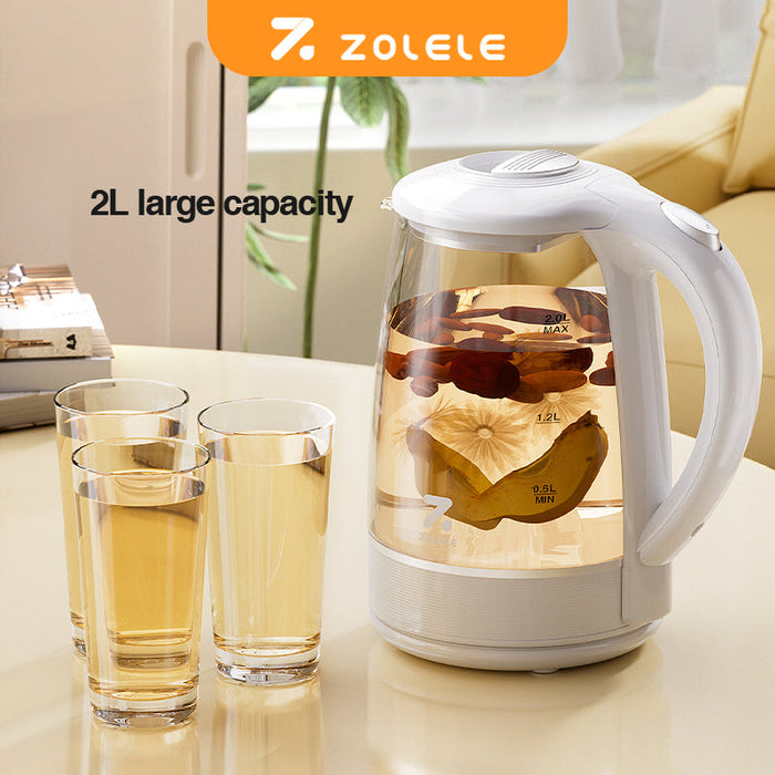 ZOLELE ZH101 电热水壶 2 升 - 白色