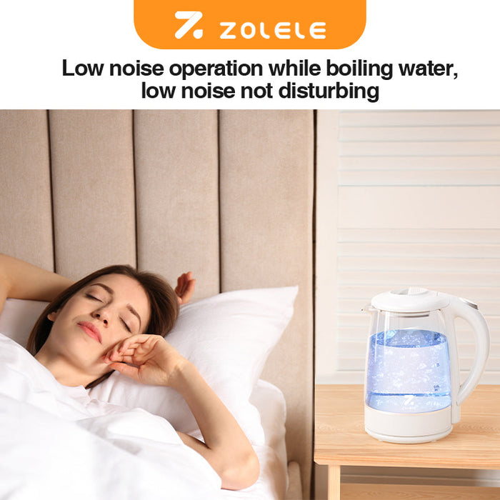 ZOLELE ZH101 Electric Water Kettle 2 Liter - White