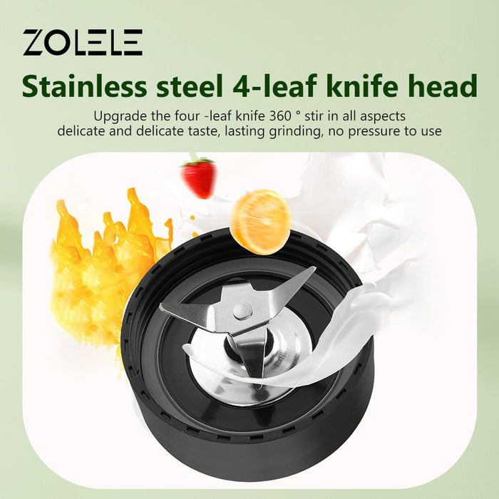 Zolele Zi101 عصارة كهربائية متعددة الوظائف 800 مل - فضي